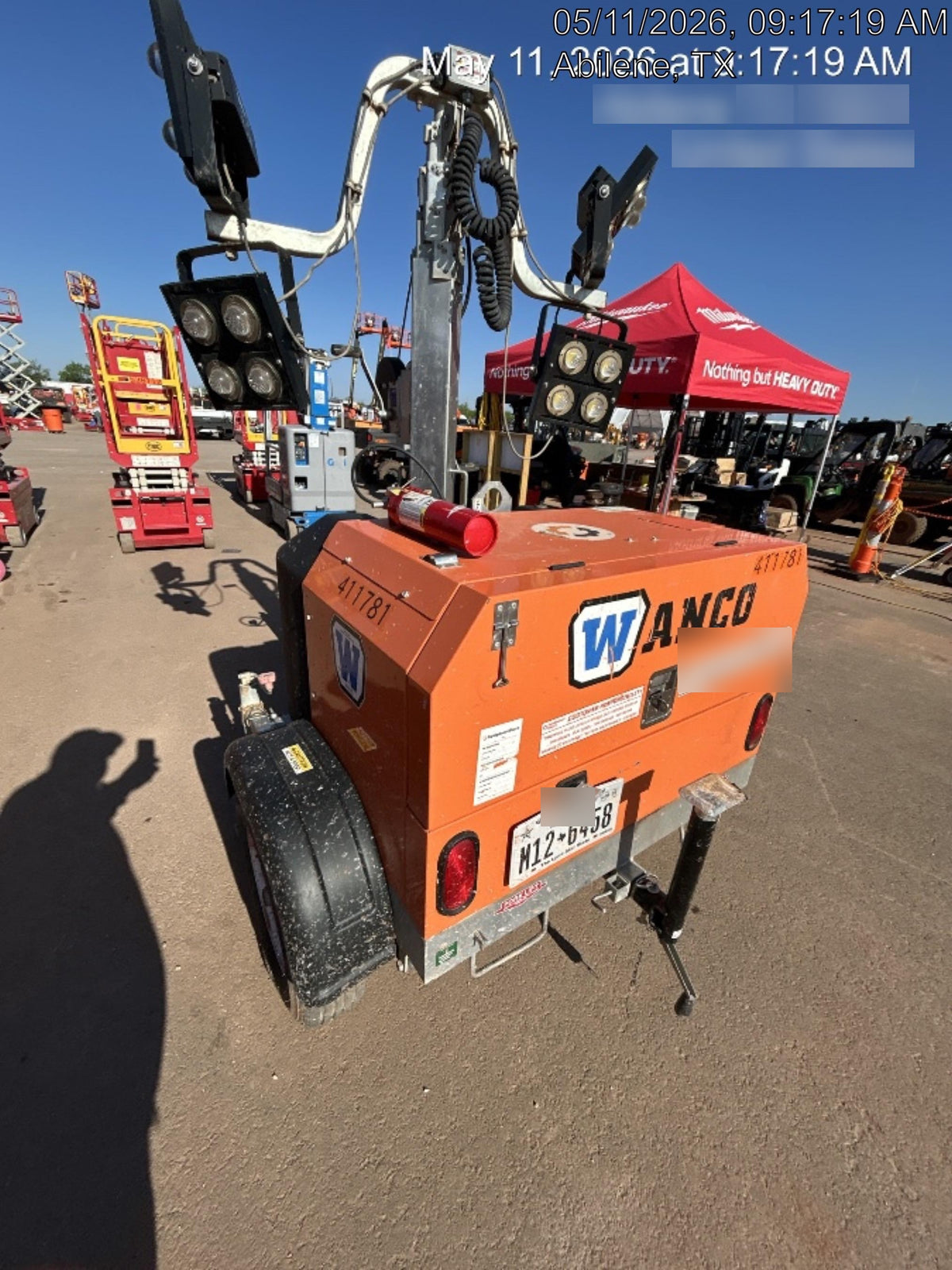 2024 Wanco WLTT-4MM4K Diesel, Deep Sea Controller, Shore Power Plug, Auto Start, (4) 350W LED Floodlights, 4kW Generator, 60 Gal Fuel Tank, 2" Ball, T3