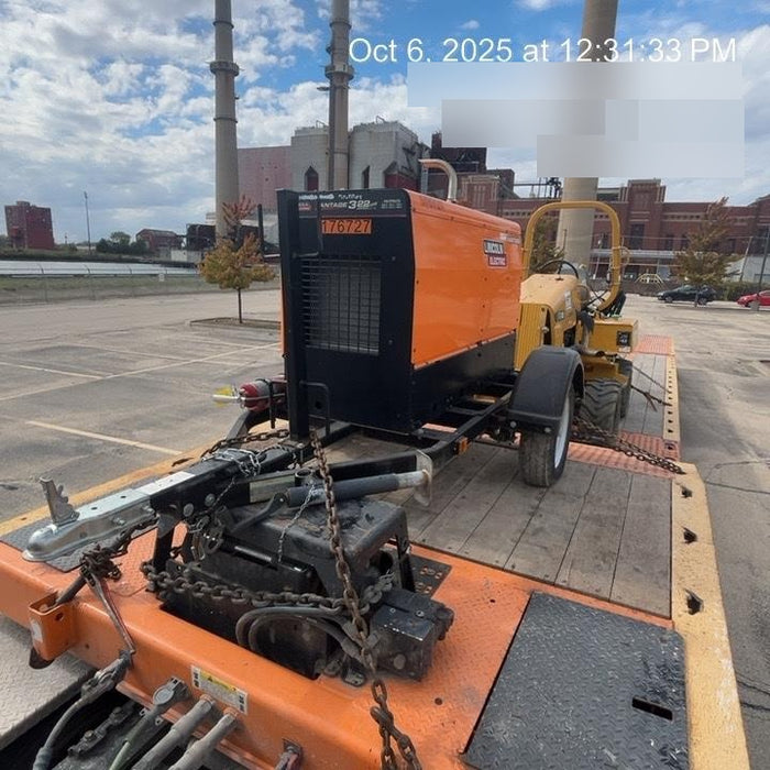 2021 Lincoln Electric Vantage 322 Vantage 322 Ready Pak 3 w/ Decals, ORANGE (includes trailer, cable rack, fender light kit) NO Telematics