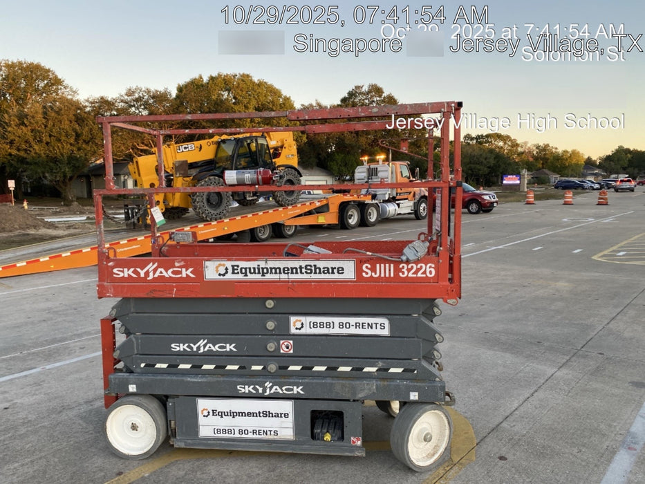 2019 Skyjack SJIII-3226 Standard Options, Trojan Batteries