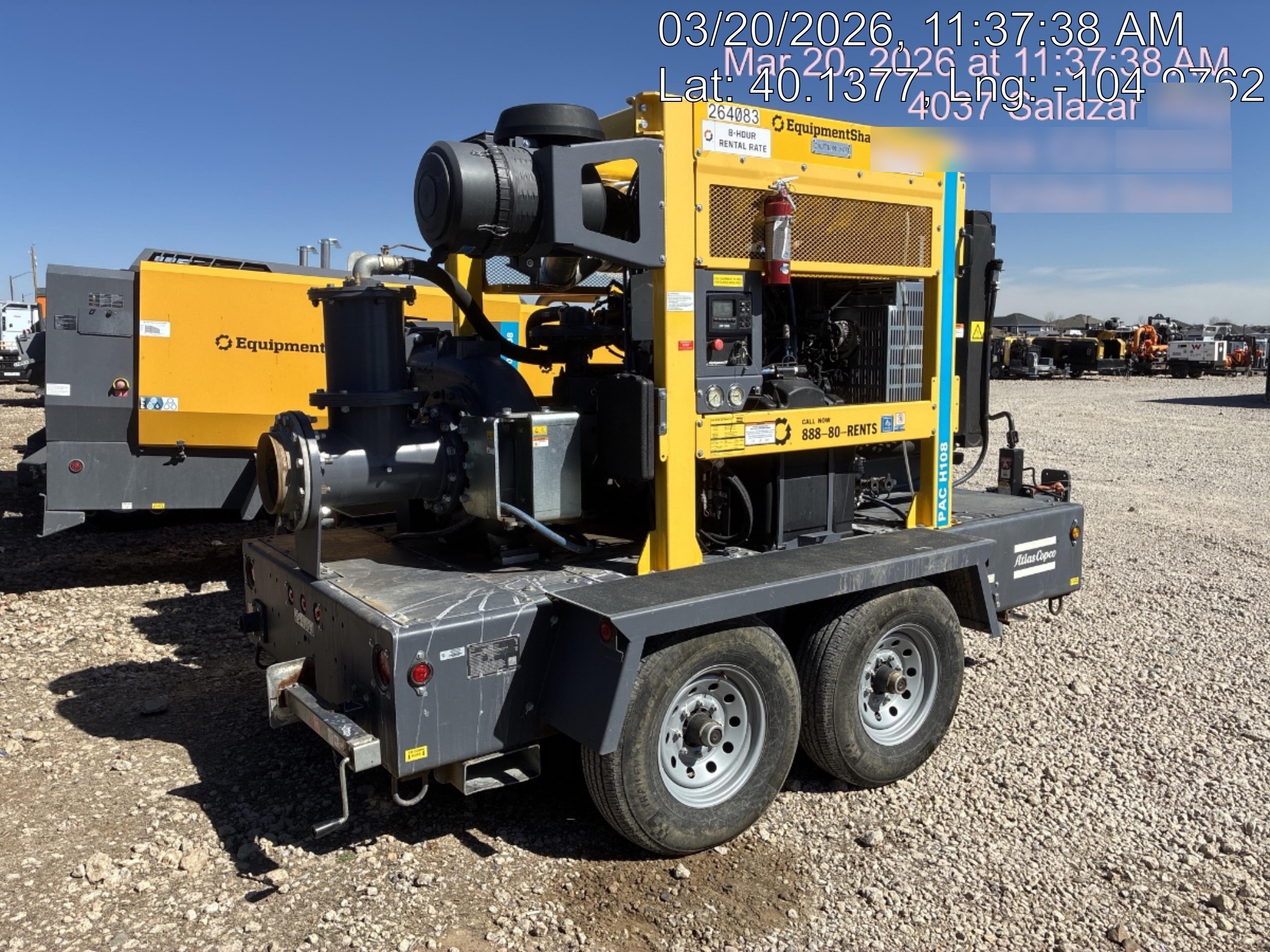 2022 ATLAS COPCO PAC H108 JD