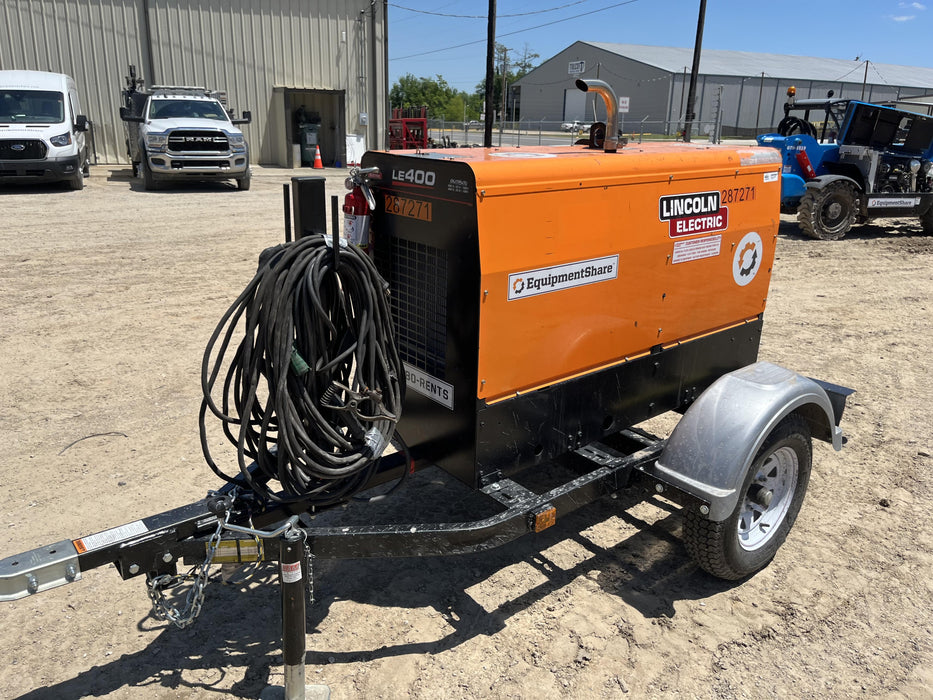 2023 Lincoln Electric LE400 Kubota V1505, Trlr, Cable Rack, Light Kit, ES Decals, T3