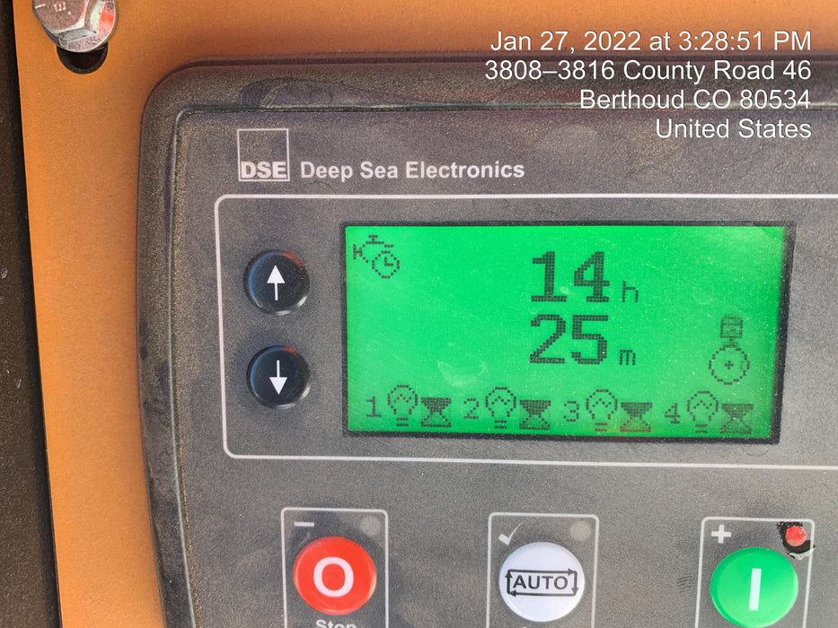 2021 Allmand NLV3GR (4) LED Light Fixture 350W, 23' Vertical Mast, 3kW Prime, Towable, Deep Sea L401, Leveling Jacks, Yanmar T4F 5.8hp