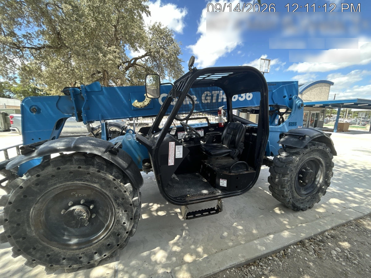 2017 Genie GTH-636 Genie GTH636, Solid RT Tires, T4F, worklights (LED, rear), Open ROPS