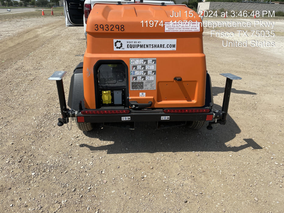 2024 Generac MLT2 Diesel, Flex Switch 120V Input, Powerzone Controller, 
(4) 320W LED Lights, 4kW Generator, 39.9 Gal Fuel Tank, 2" Ball, T3