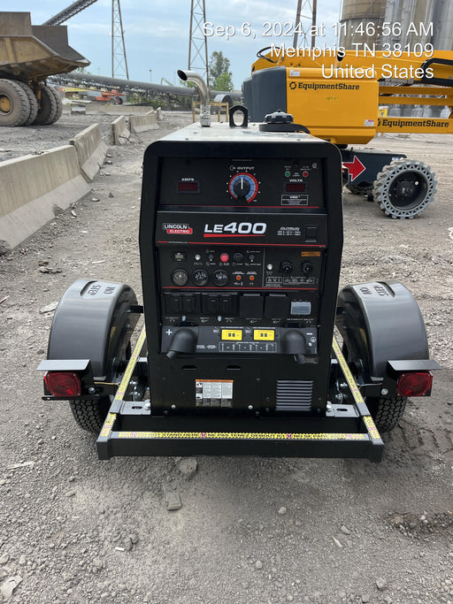 2024 Lincoln Electric LE400 Kubota V1505, Trlr, Cable Rack, Light Kit, ES Decals, T3