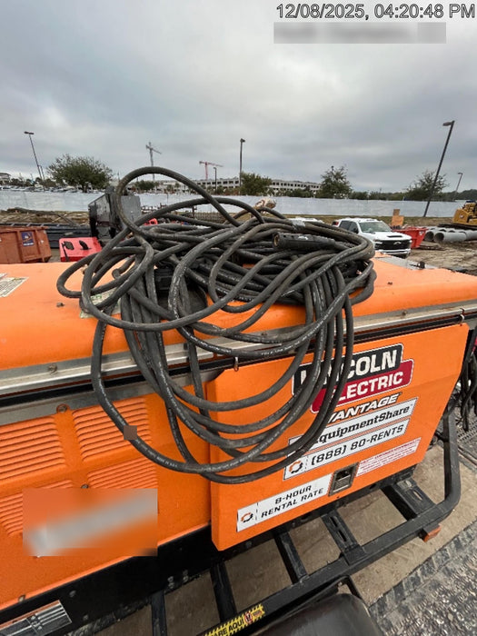 2021 Lincoln Electric Vantage 322 Vantage 322 Ready Pak 3 w/ Decals, ORANGE (includes trailer, cable rack, fender light kit) NO Telematics