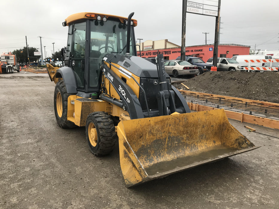 2020 John Deere 310LEP Cab/Heat/Air, 4WD, Standard Stick, Pilot Controls, 2 Way Hydraulics, TAG Manual QC