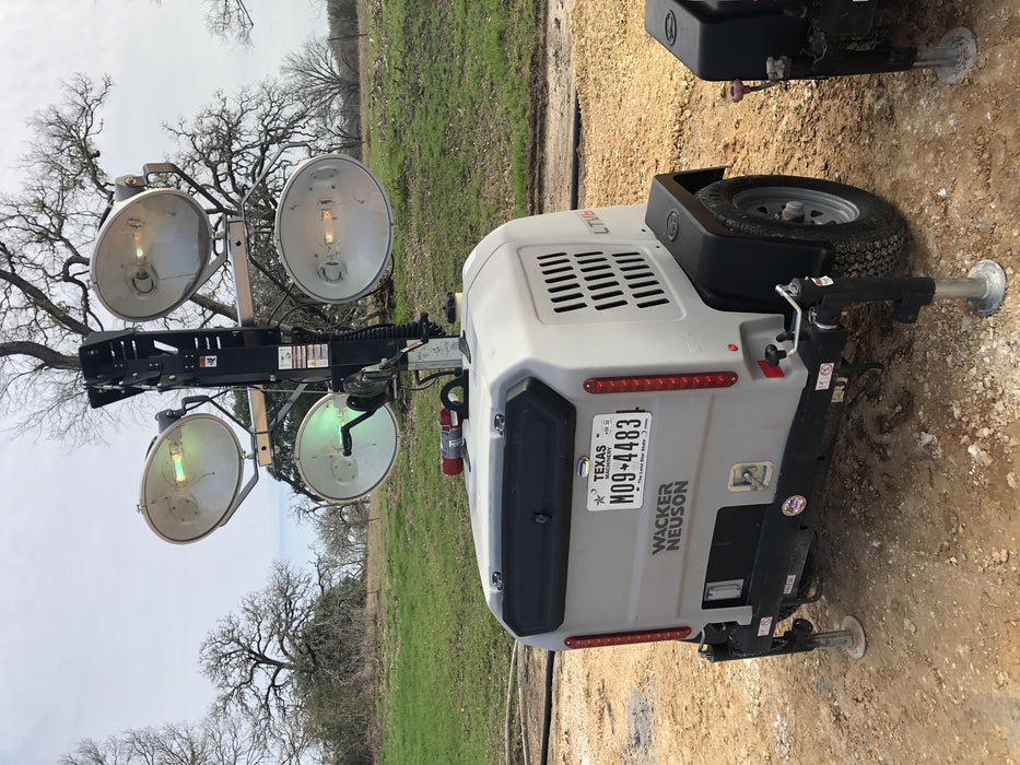 2019 Wacker Neuson LTV6L-MH Wacker Neuson LTV6L Mobile Light Tower w/Fuel Level Sensor Installed