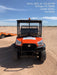 2021 Kubota RTV-X1140W-H Plastic Canopy, Windshield Acrylic Clear, LED Strobe Light, Wire Harness Kit, Back up Alarm