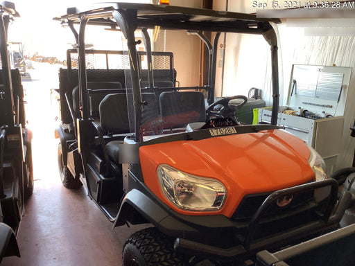 2021 Kubota RTV-X1140W-H Plastic Canopy, Windshield Acrylic Clear, LED Strobe Light, Wire Harness Kit, Back up Alarm