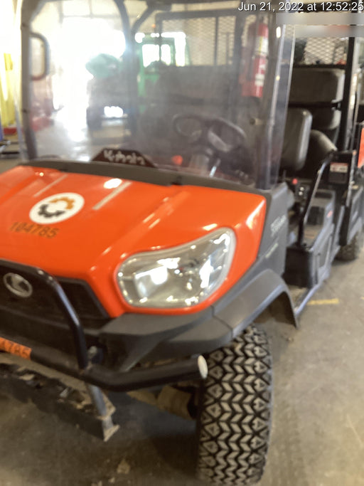 2020 Kubota RTV-X1140W-H 4WD utility cart -LED strobe -Windshield tempered glass -Plastic canopy -Wire harness kit -Backup alarm