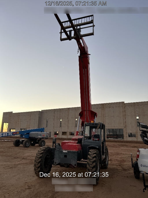 2018 Manitou MTA8044 MTA 8044 - 74 HP T4, Canopy, Worklights/Strobe, Beacon, 66" Carriage, 48" Forks, Solid Tires, Lift Hook, Aux Hydraulics