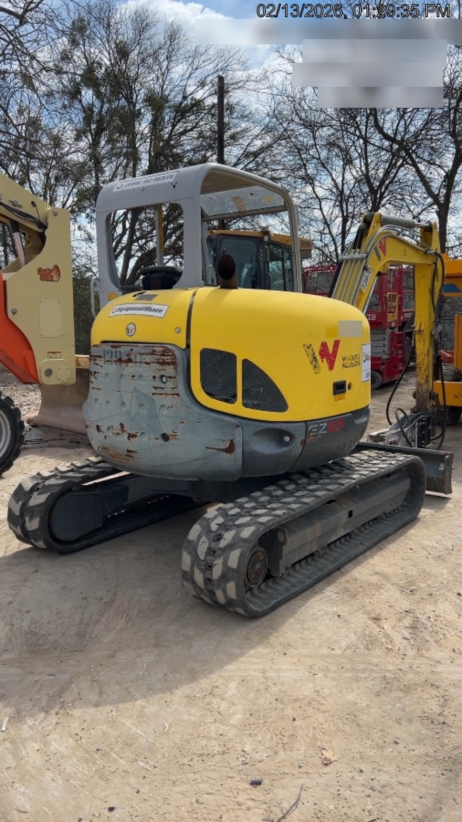 2018 Wacker Neuson EZ53 EZ53 12K Track Excavator, TRK,LGD,CNPY,PC, TRK,LGD,CNPY,PC, Manual QC, Hydraulic Thumb, Buckets: 24" , 18"