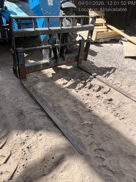 2018 Genie GTH-844 Genie GTH-844D w/Open ROPS, FF Tires, Work Light/Beacon, 60" Carriage and Forks