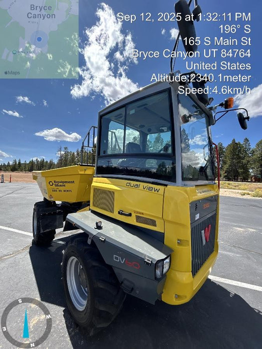 2025 WACKER NEUSON DV604 Cab Standard Tires