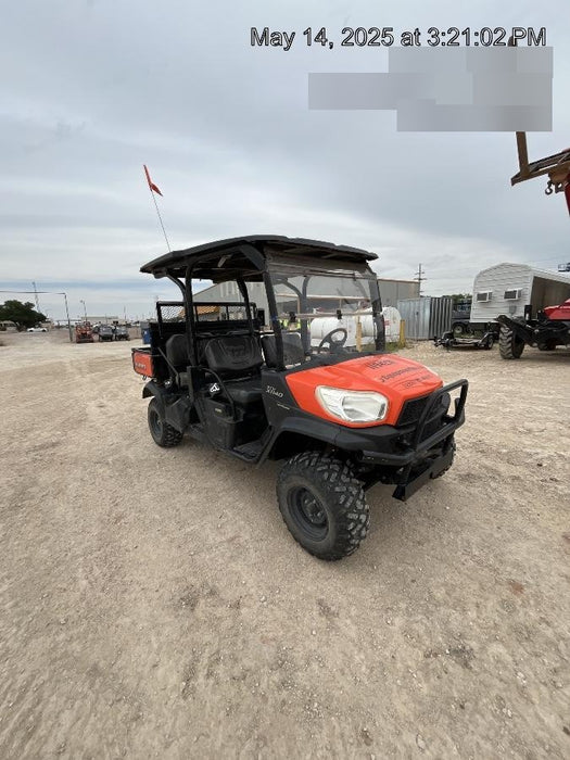 2020 Kubota RTV-X1140W-H Canopy, 4-Seater, Diesel, Windshield Acrylic Clear, LED Strobe, Backup Alarm