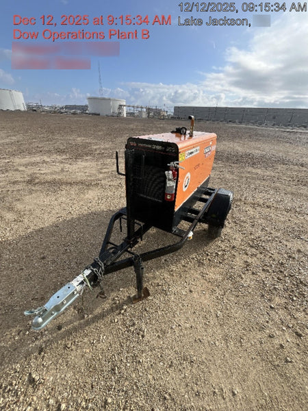 2021 Lincoln Electric Vantage 322 Vantage 322 Ready Pak 3 w/ Decals, ORANGE (includes trailer, cable rack, fender light kit) NO Telematics