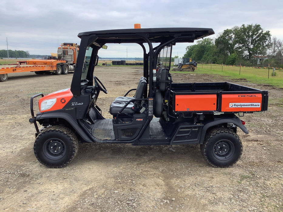 2019 Kubota RTV-X1140W-H 4wd Utility Cart, 4 Seat, Diesel, LED Strobe, Windshield Tempered Glass, Plastic Canopy, Wire Harness Kit, Backup Alarm