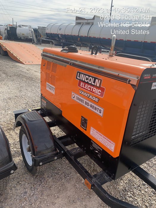 2022 Lincoln Electric LE400 Kubota V1505, Trlr, Cable Rack, Light Kit, ES Decals, T3