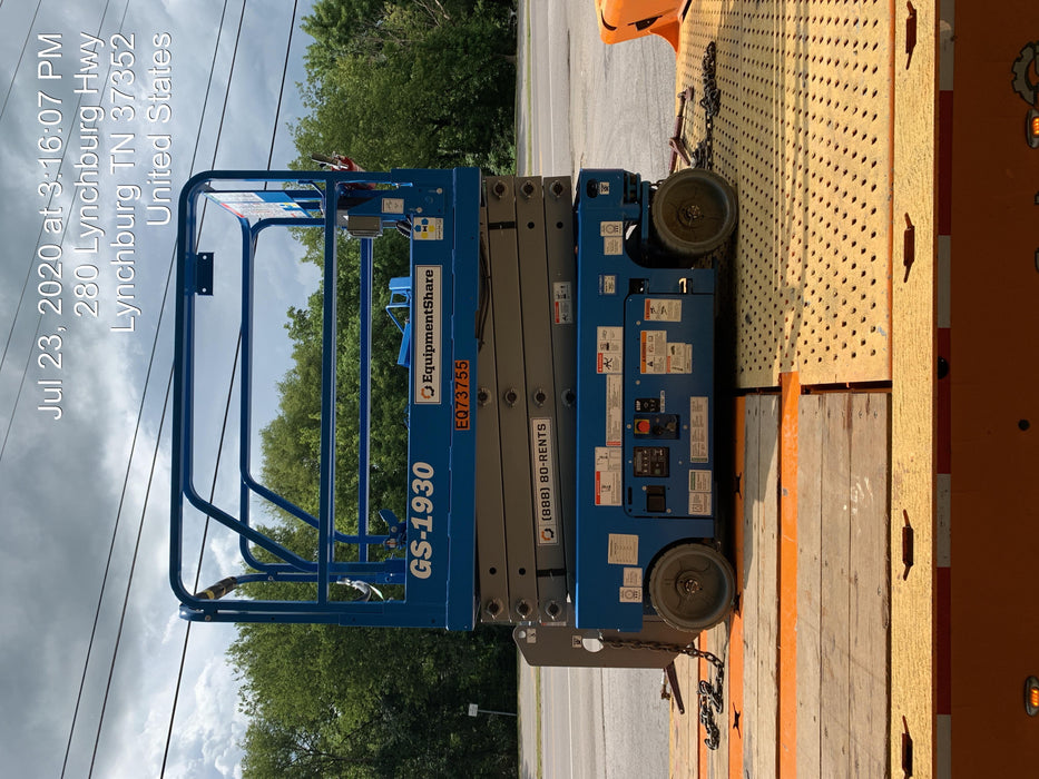 2020 Genie GS-1930 Fixed rails with chain entry gate - Pre A92.20