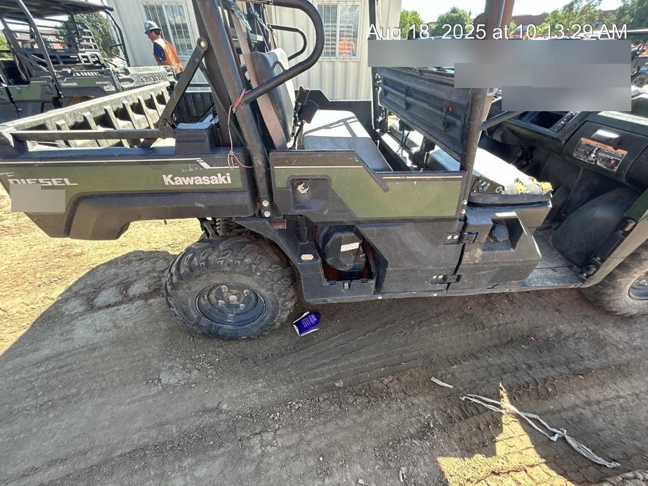 2019 Kawasaki MULE PRO-DX Kawasaki Mule 4x4 Diesel UTV w/Hard Top, Windshield, Beacon, Backup Alarm, ES Keypad/Hardware Installed