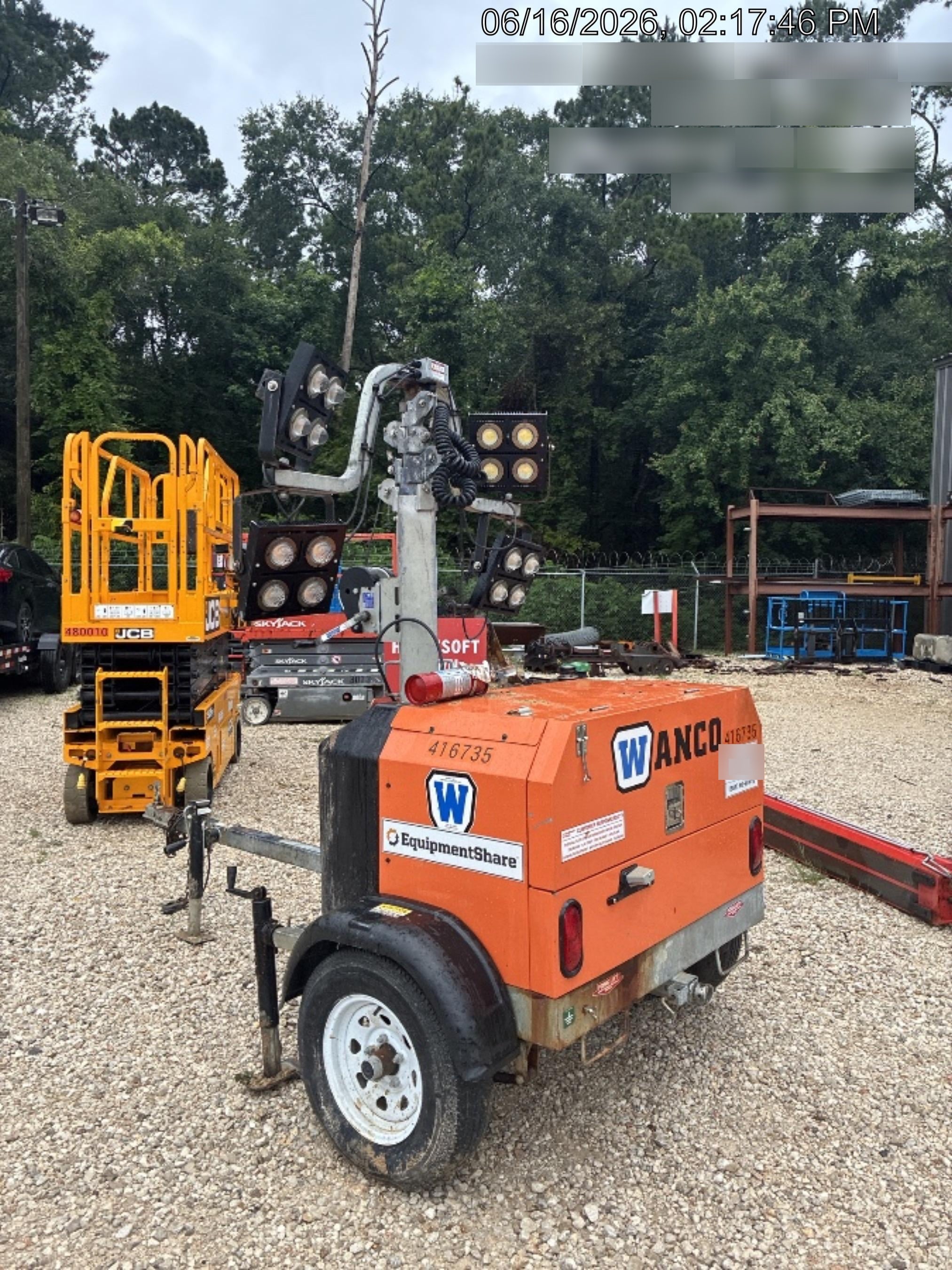 2024 Wanco WLTT-4MM4K Diesel, Deep Sea Controller, Shore Power Plug, Auto Start, (4) 350W LED Floodlights, 4kW Generator, 60 Gal Fuel Tank, 2" Ball, T3