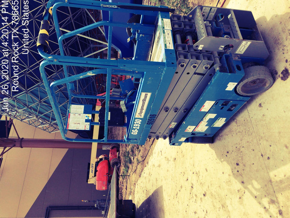 2019 Genie GS-1930 Fixed Rails with Chain Entry