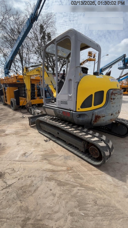2018 Wacker Neuson EZ53 EZ53 12K Track Excavator, TRK,LGD,CNPY,PC, TRK,LGD,CNPY,PC, Manual QC, Hydraulic Thumb, Buckets: 24" , 18"