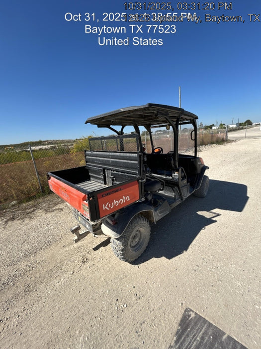 2021 Kubota RTV-X1140W-H Plastic Canopy, Windshield Acrylic Clear, LED Strobe Light, Wire Harness Kit, Back up Alarm