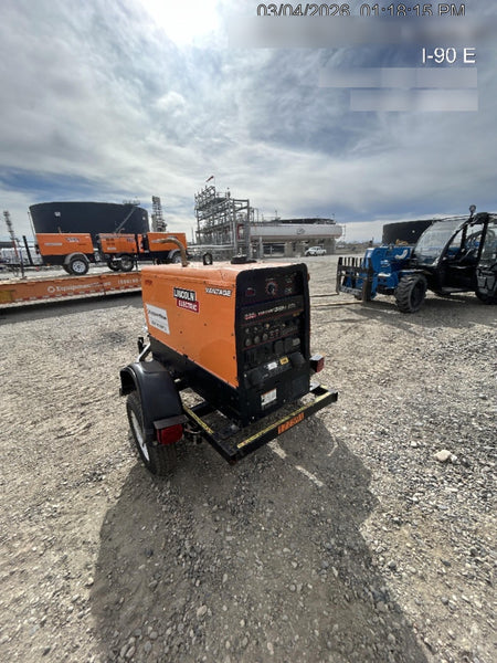 2021 Lincoln Electric Vantage 322 Vantage 322 Ready Pak 3 w/ Decals, ORANGE (includes trailer, cable rack, fender light kit) NO Telematics