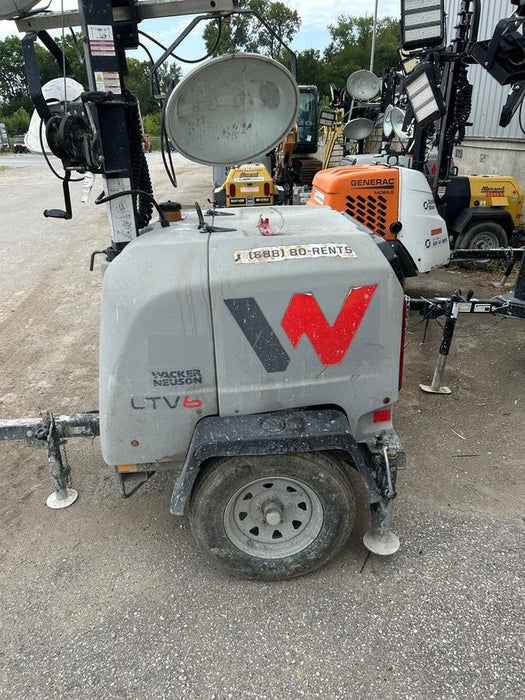 2018 Wacker Neuson LTV6L-MH Wacker Neuson LTV6L Mobile Light Tower w/Fuel Level Sensor Installed