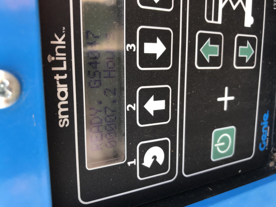 2019 Genie GS-4047 Folding rails with half height swing gate