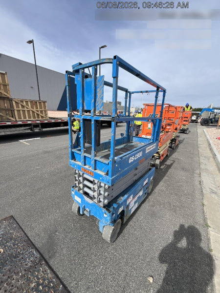2020 Genie GS-1930 Solid Non Marking Tires, Beacon, Folding rails with half height swing gate, 800W Inverter