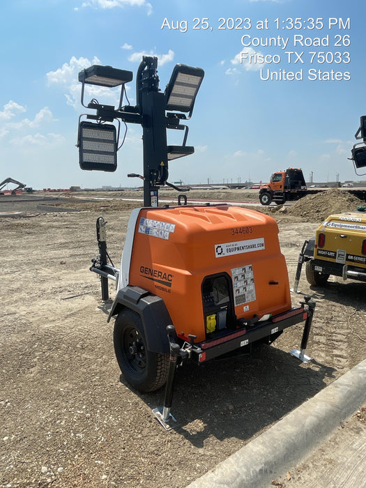 2023 Generac MLT2 Diesel, Flex Switch 120V Input, Powerzone Controller, (4) 320W LED Lights, 4kW Generator, 39.9 Gal Fuel Tank, 2" Ball, T3