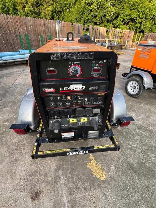 2022 Lincoln Electric LE400 Kubota V1505, Trlr, Cable Rack, Light Kit, ES Decals, T3