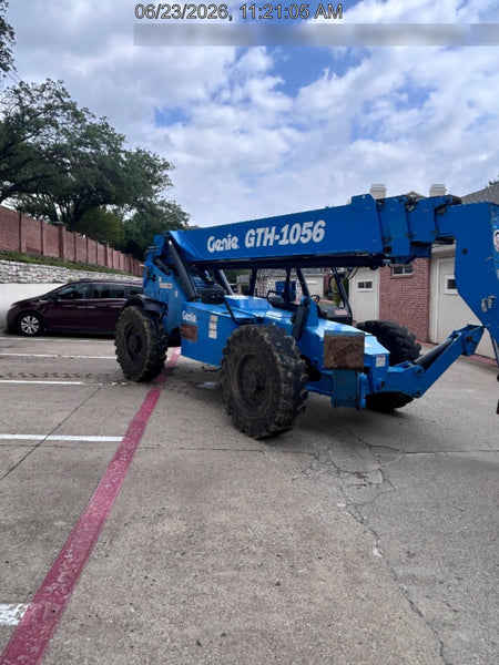 2018 Genie GTH-1056 Genie GTH-1056 w/Open ROPS, FF Tires, Work Light/Beacon, 60" Carriage and Forks