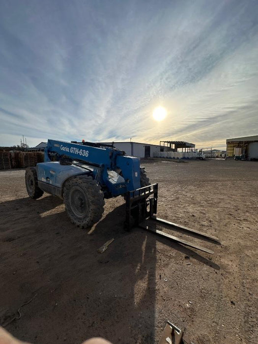 2018 Genie GTH-636 Genie GTH-636 w/Open ROPS, Solid Tires, Work Light/Beacon, 48" Carriage and Forks