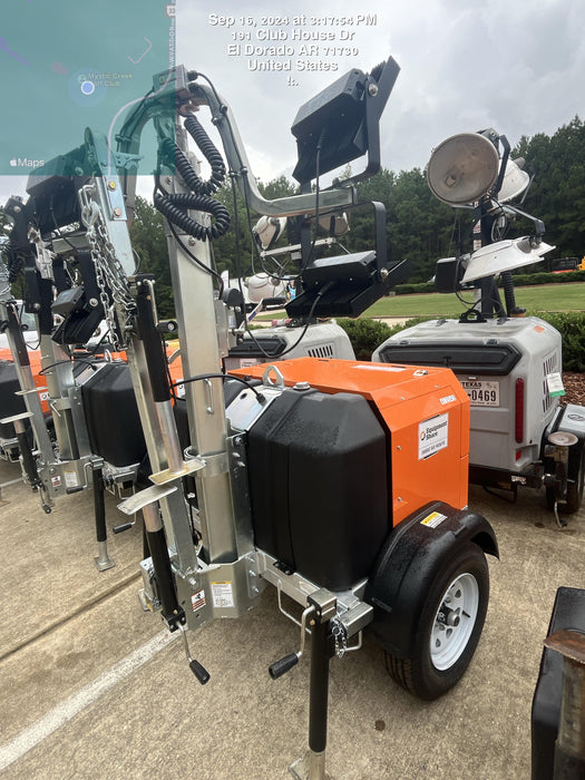 2024 Wanco WLTT-4MM4K Diesel, Deep Sea Controller, Shore Power Plug, Auto Start, (4) 350W LED Floodlights, 4kW Generator, 60 Gal Fuel Tank, 2" Ball, T3