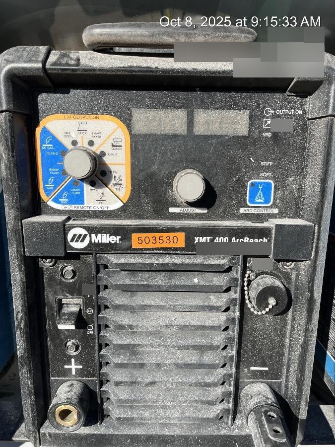 2025 MILLER ELECTRIC XMT 400