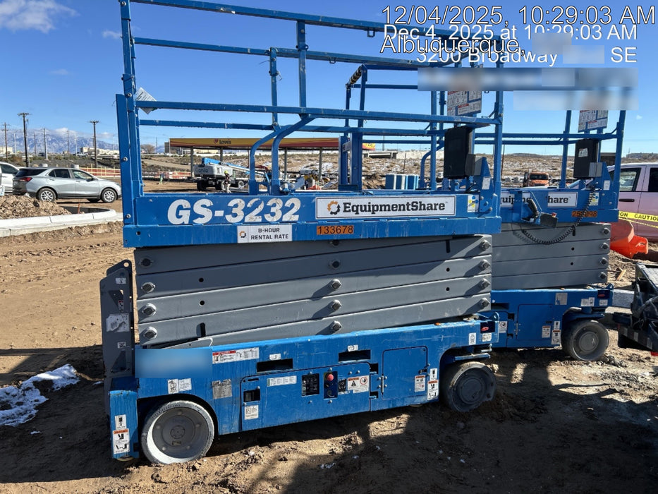 2021 Genie GS-3232 Electric Drive, NM Sld Tires, Bcn, EST