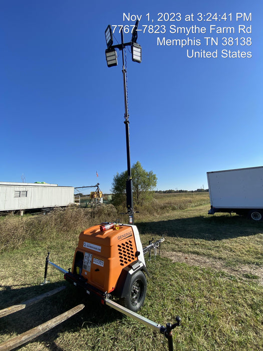 2023 Generac MLT2 Diesel, Flex Switch 120V Input, Powerzone Controller, (4) 320W LED Lights, 4kW Generator, 39.9 Gal Fuel Tank, 2" Ball, T3