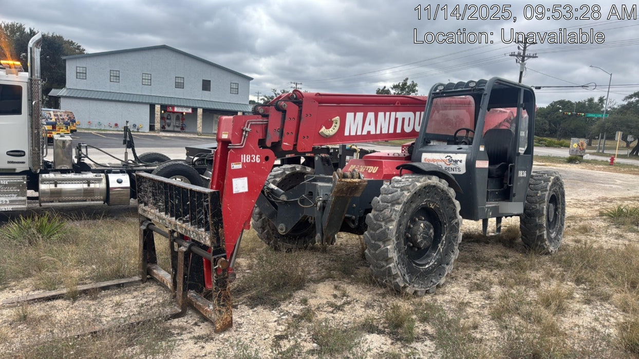 2018 Manitou MTA10055 Manitou MTA10055 - Canopy, Worklights, Beacon, 66" Carriage, 60" Forks, Solid Tires, Aux Hydraulics