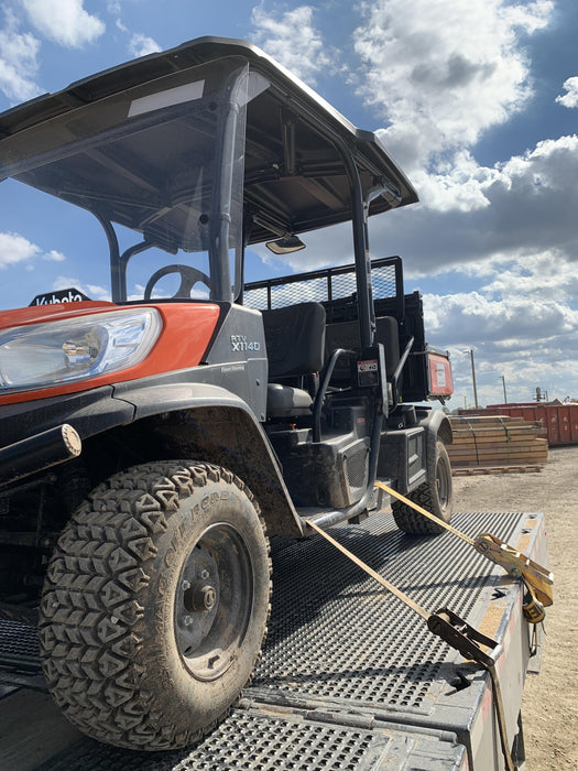 2022 Kubota RTV-X1140W-H Plastic Canopy, Windshield Acrylic Clear, LED Strobe Light, Wire Harness Kit, Back up Alarm