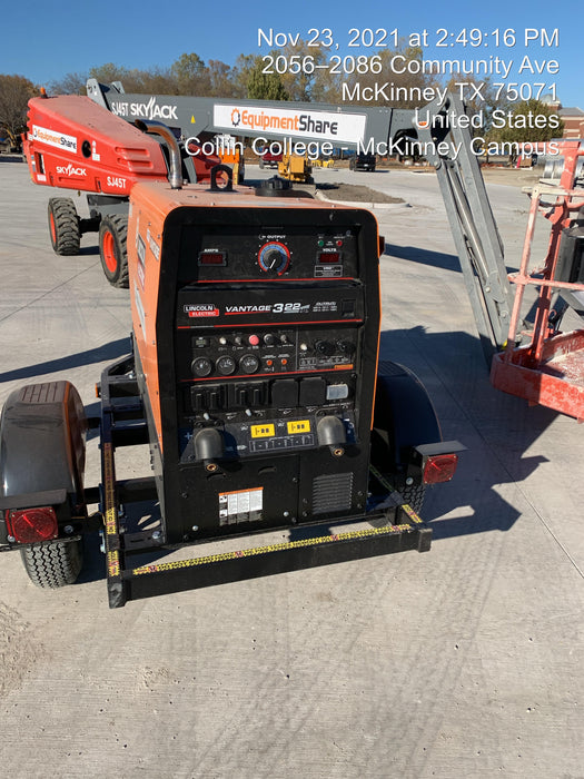 2021 Lincoln Electric Vantage 322 VANTAGE 322 READY-PAK 3