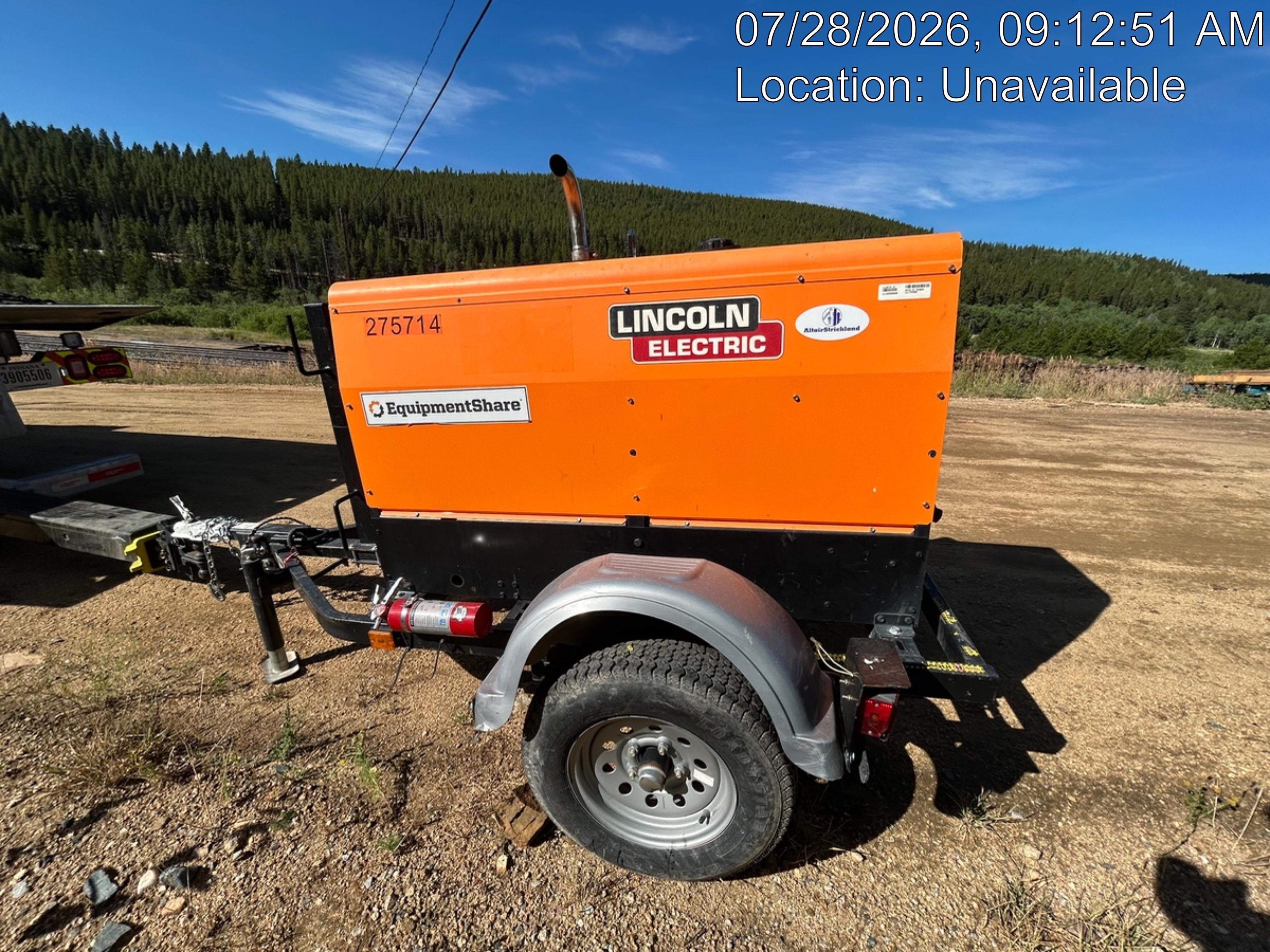 2022 Lincoln Electric LE400 Kubota V1505, Trlr, Cable Rack, Light Kit, ES Decals, T3