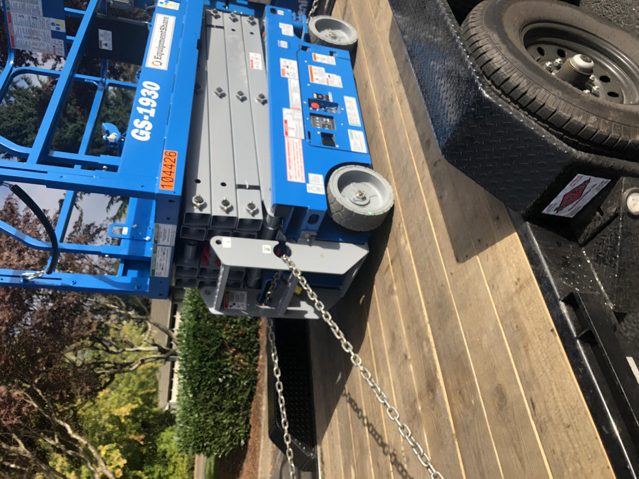 2020 Genie GS-1930 Standard Machine, 800W Inverter