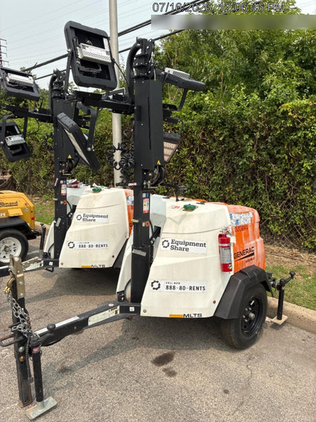 2023 Generac MLT2 Diesel, Flex Switch 120V Input, Powerzone Controller, (4) 320W LED Lights, 4kW Generator, 39.9 Gal Fuel Tank, 2" Ball, T3