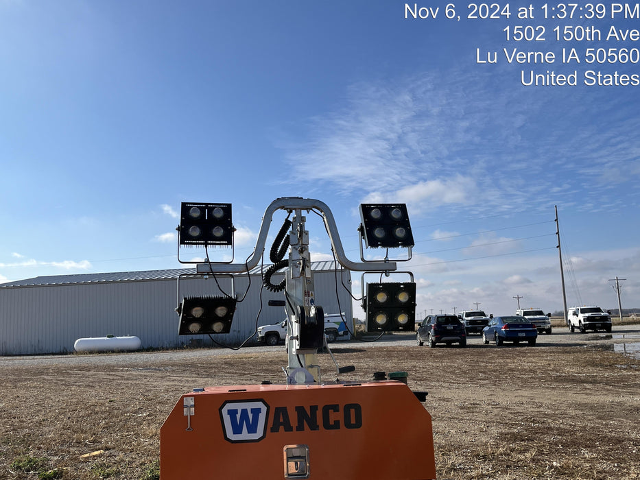 2024 Wanco WLTT-4MM4K Diesel, Deep Sea Controller, Shore Power Plug, Auto Start, (4) 350W LED Floodlights, 4kW Generator, 60 Gal Fuel Tank, 2" Ball, T3