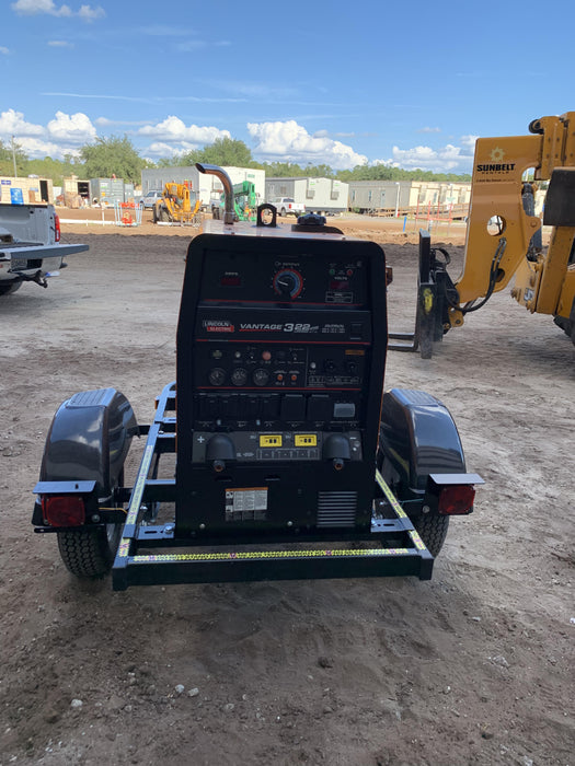 2021 Lincoln Electric Vantage 322 Vantage 322 Ready Pak 3 w/ Decals, ORANGE (includes trailer, cable rack, fender light kit) NO Telematics