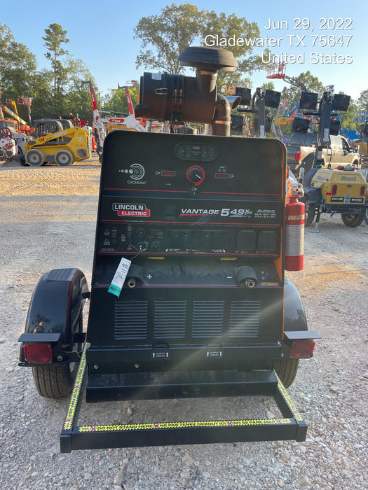 2021 Lincoln Electric Vantage 549X Ready Pak 3, ORANGE (includes trailer, cable rack, fender light kit)